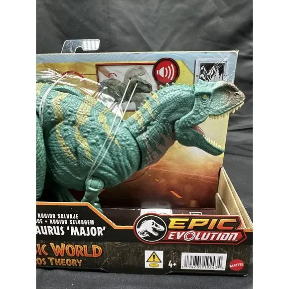 Mattel Jurassic World Chaos Theory Majungasaurus "Major" Dinosaur w/Sound New - Picture 4 of 9